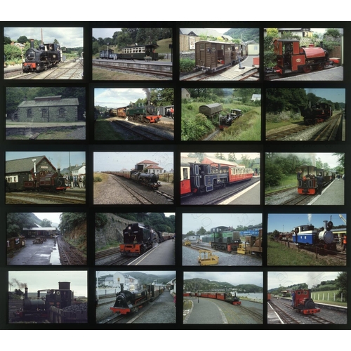 558 - Railway. Heritage Narrow Gauge. A collection of approx. 360 x 35mm, colour slides, on mixed film sto... 