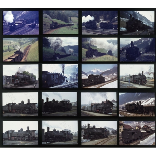 572 - Railway. Overseas Traction - AUSTRIA. A selection of approx. 52 x 35mm, colour slides, mainly on Agf... 