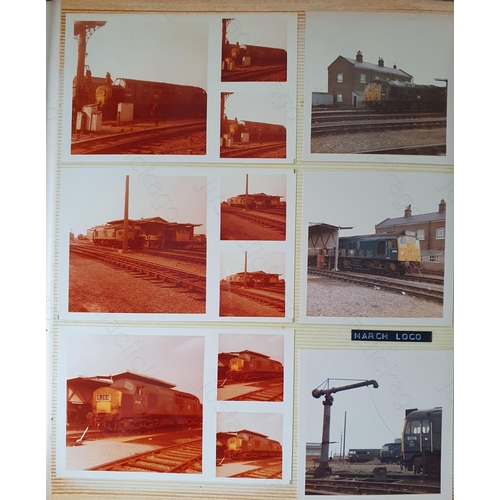 577 - Railway. Modern Traction. A self-adhesive album with approx. 160, mostly colour and some black and w... 