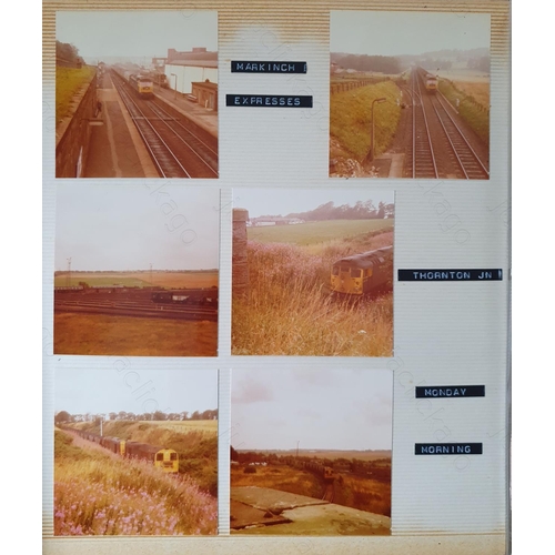 577 - Railway. Modern Traction. A self-adhesive album with approx. 160, mostly colour and some black and w... 