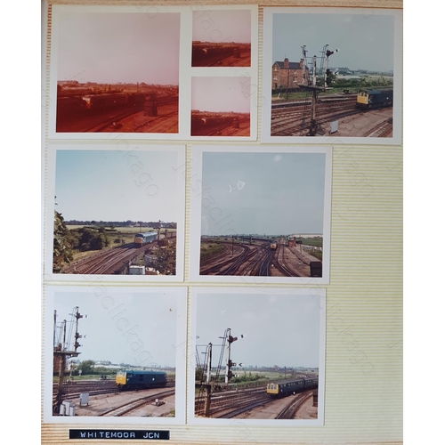 577 - Railway. Modern Traction. A self-adhesive album with approx. 160, mostly colour and some black and w... 