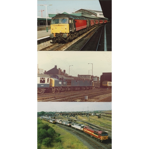 580 - Railway. Modern Traction. A large collection of several hundred, 6