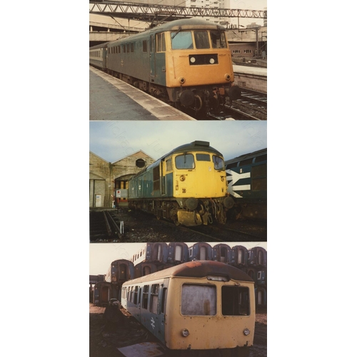 580 - Railway. Modern Traction. A large collection of several hundred, 6