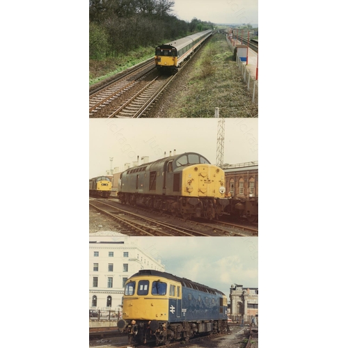 580 - Railway. Modern Traction. A large collection of several hundred, 6