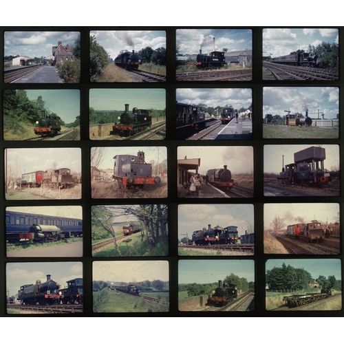 619 - Railway. Heritage Railways. A small selection of approx. 38 x 35mm, colour slides, on Kodak film sto... 