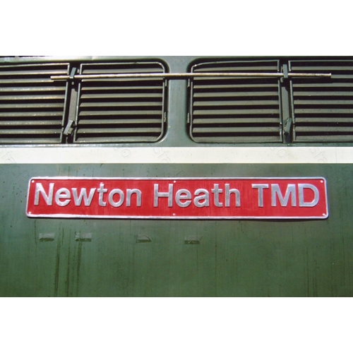 635 - Railway. Modern Traction. A collection of some 5500 photographic prints of names and nameplates on b... 