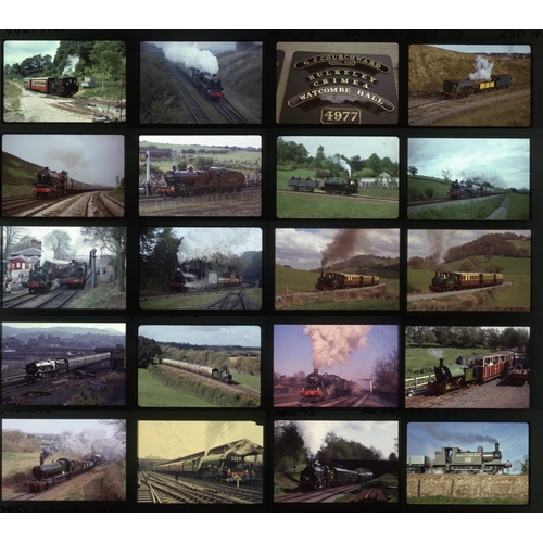 290 - Railway. Heritage Railways - Hugh Ballantyne. A selection of approx. 300 x 35mm, colour slides, main... 