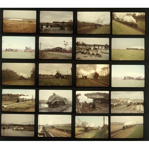 291 - Railway. B.R. Steam. A small selection of approx. 40 x 35mm, colour slides, on Kodak film stock. The... 