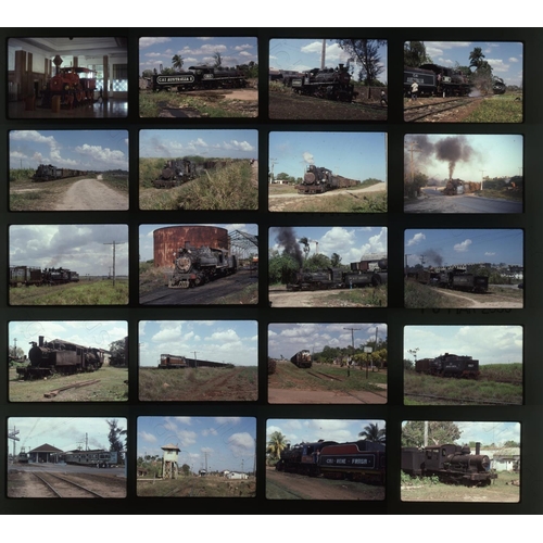 293 - Railway. Overseas Traction - CUBA. A small selection of approx. 40 x 35mm, colour slides, on Kodak f... 