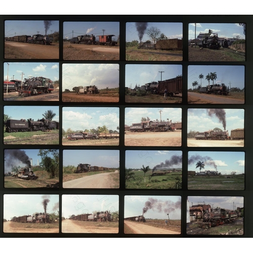 295 - Railway. Overseas Traction - CUBA. A small selection of approx. 42 x 35mm, colour slides, on Kodak f... 