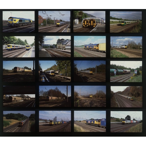 299 - Railway. Modern Traction. A collection of approx. 200 x 35mm, remounted colour slides. The slides da... 