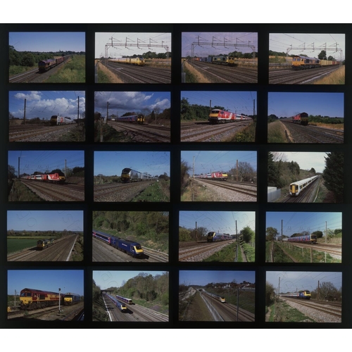 300 - Railway. Modern Traction. A collection of approx. 200 x 35mm, remounted colour slides. The slides da... 