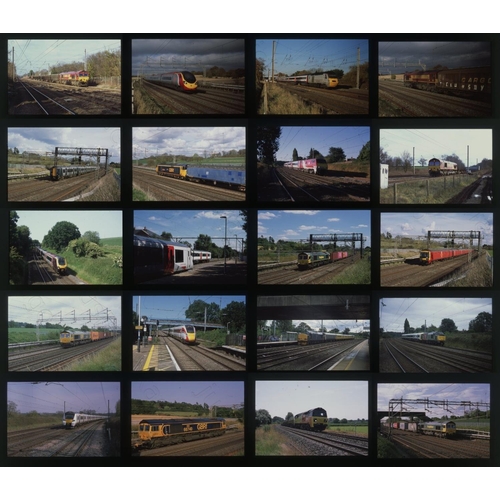 301 - Railway. Modern Traction. A collection of approx. 200 x 35mm, remounted colour slides. The slides da... 