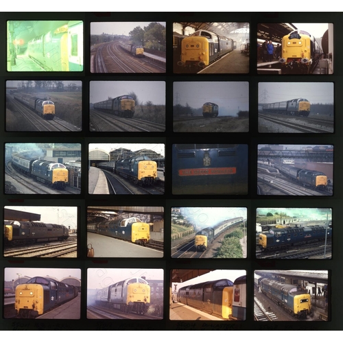 302 - Railway. Modern Traction - DELTICS. A collection of 83 x 35mm, colour slides, on Kodak and Fuji film... 