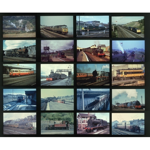 443 - Railway. Overseas -IRELAND, B.R Steam, Modern Traction. A collection of approx. 255 x 35mm, DUPLICAT... 