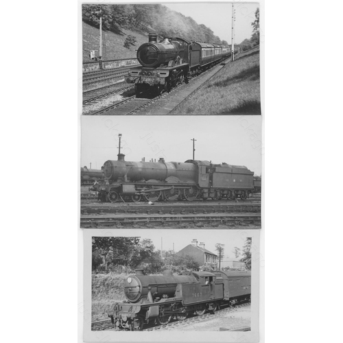 646 - Railway. B.R. Steam and Grouping. A collection of approx. 170, black and white prints, in assorted s... 