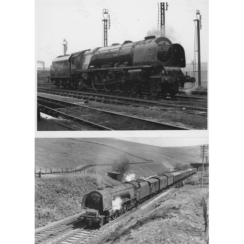 81 - Railway. B.R. Steam. A selection of approx. 37 black and white prints, mostly 8in x 6in. The prints ... 