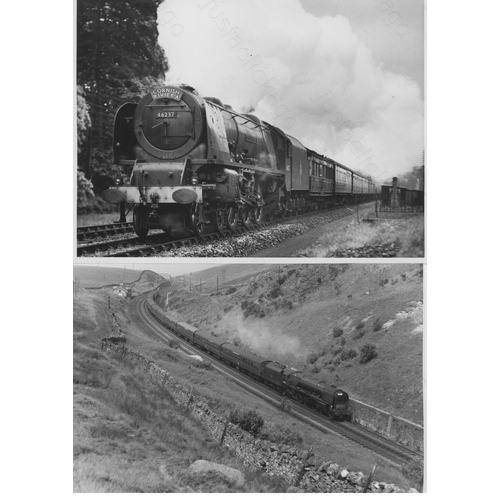 81 - Railway. B.R. Steam. A selection of approx. 37 black and white prints, mostly 8in x 6in. The prints ... 