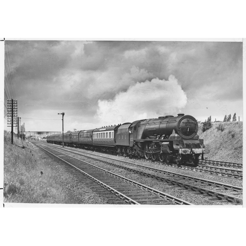 82 - Railway. B.R. Steam. A selection of approx. 46 black and white prints, mostly 10in x 8in, with 16 po... 