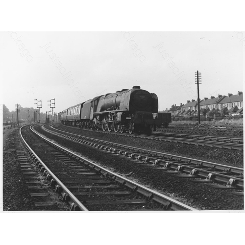 82 - Railway. B.R. Steam. A selection of approx. 46 black and white prints, mostly 10in x 8in, with 16 po... 