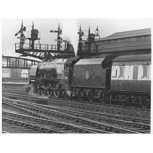 82 - Railway. B.R. Steam. A selection of approx. 46 black and white prints, mostly 10in x 8in, with 16 po... 