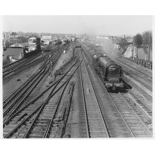 82 - Railway. B.R. Steam. A selection of approx. 46 black and white prints, mostly 10in x 8in, with 16 po... 