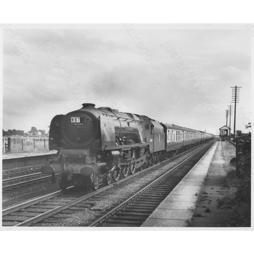 82 - Railway. B.R. Steam. A selection of approx. 46 black and white prints, mostly 10in x 8in, with 16 po... 