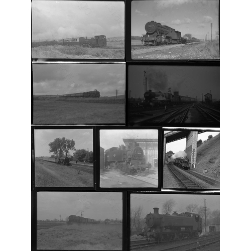 1 - Railway. B.R. Steam. A collection of approx. 65, medium format, black and white, individual negative...