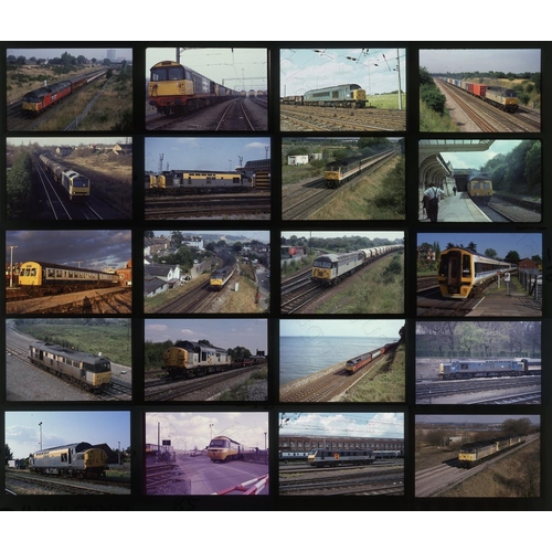 15 - Railway. Modern Traction. A good collection of approx. 400 x 35mm, colour slides, on mixed film stoc...
