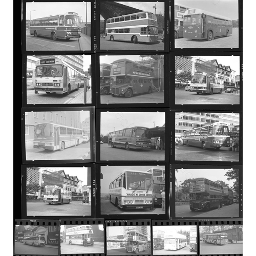 19 - U.K. Bus. A good assortment of approx. 200, black and white, individual negatives, medium format and...