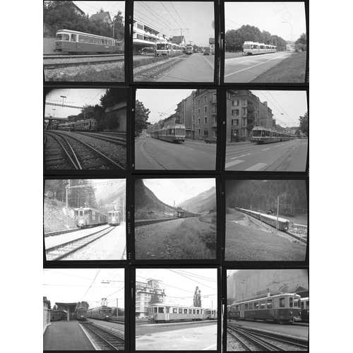 24 - Railway. Overseas Traction. A good collection of approx. 100, medium format, individual, black and w...