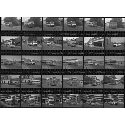 29 - U.K. Bus. A good assortment of approx. 465 x 35mm, black and white negatives, on Kodak 5053 TMY film...
