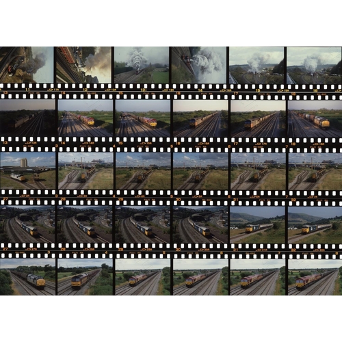 36 - Railway. Modern Traction. A collection of approx. 480 x 35mm, UNMOUNTED, colour positives in strips,...