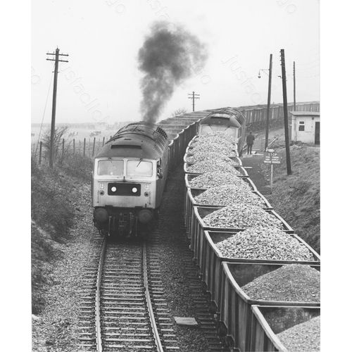 49 - Railway. Modern Traction. A fine collection of approx. 93 original black & white, prints by John Vau...