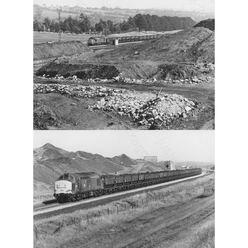 50 - Railway. Modern Traction. A fine collection of approx. 95 original black & white, prints by John Vau...