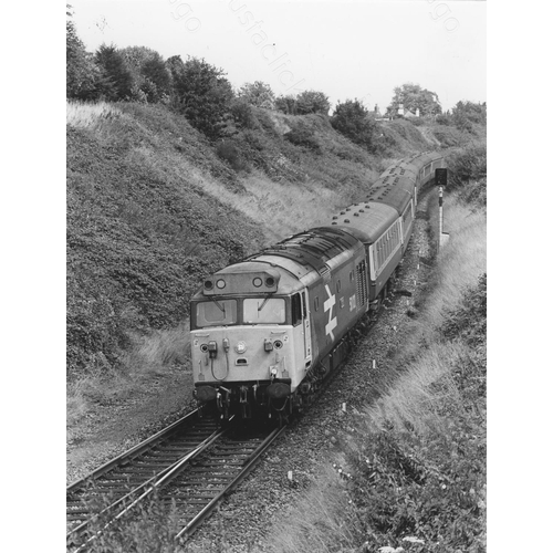 50 - Railway. Modern Traction. A fine collection of approx. 95 original black & white, prints by John Vau...