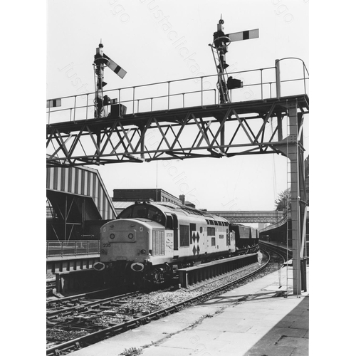 51 - Railway. Modern Traction. A fine collection of approx. 90 original black & white, prints by John Vau...
