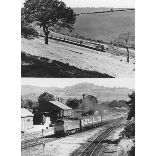52 - Railway. Modern Traction. A fine collection of approx. 108 original black & white, prints by John Va...