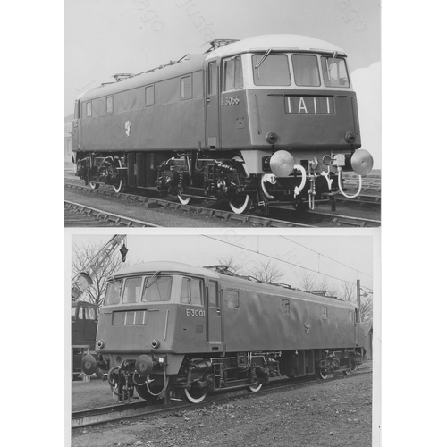 58 - Railway. Modern Traction & Infrastructure. A good collection of approx. 29, black and white prints, ...