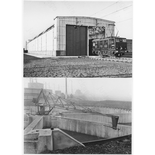 58 - Railway. Modern Traction & Infrastructure. A good collection of approx. 29, black and white prints, ...