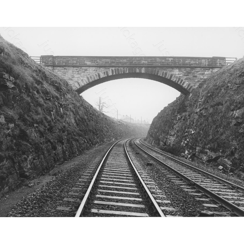 59 - Railway. Infrastructure. A fine collection of approx. 95, black and white prints, in various sizes, ...