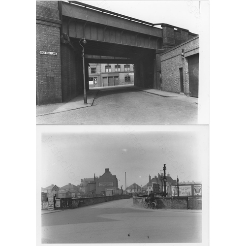 59 - Railway. Infrastructure. A fine collection of approx. 95, black and white prints, in various sizes, ...