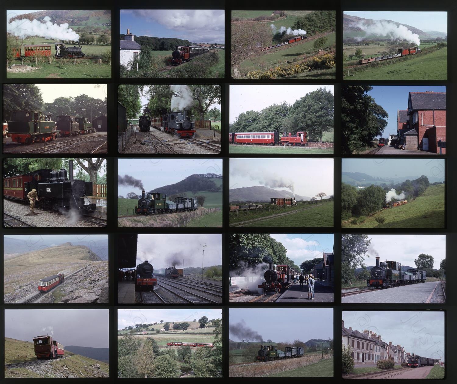 Railway. Narrow Gauge Steam. An excellent collection of approx. 156 x ...