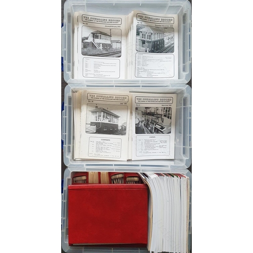 121 - Railway. Books & Magazines. Three large boxes containing several hundred, 