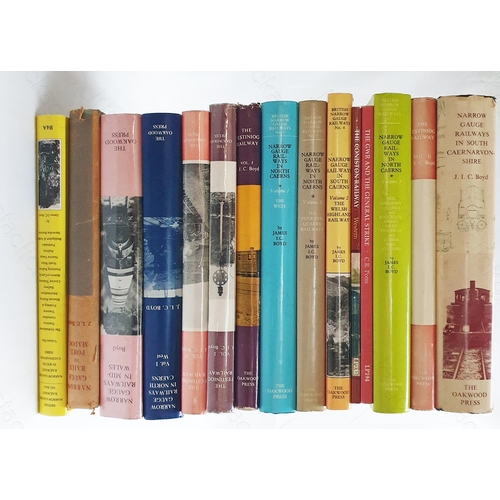 124 - Railway. Books & Magazines. Fifteen, mostly hardback railway books, featuring Narrow Gauge Railways ... 
