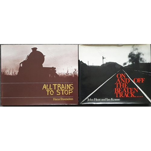 125 - Railway. Books & Magazines. Two very good, black and white, photographic railway books.
1. On & Off ... 
