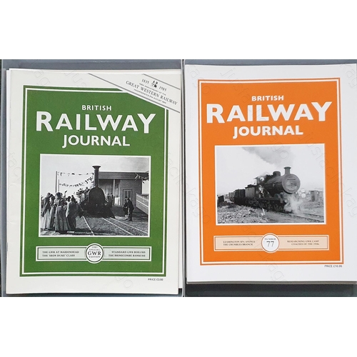 127 - Railway. Books & Magazines. Eight copies of the excellent British Railway Journal, published by Cygn... 
