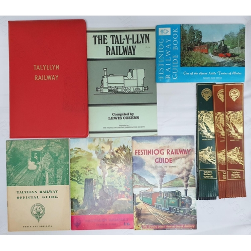 135 - Railway. Books & Magazines. Six booklets featuring the Ffestiniog and Talyllyn Railways in Wales. In... 