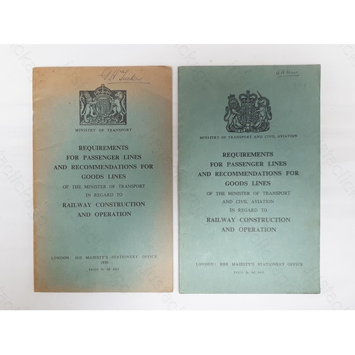141 - Railway. Two Ministry of Transport & Aviation publications, 