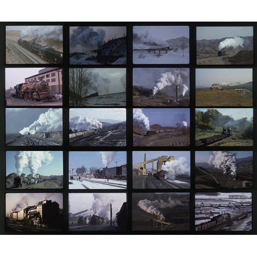 240 - Railway. Overseas Traction - China. A collection of approx. 200 x 35mm, colour slides, on Kodachrome... 